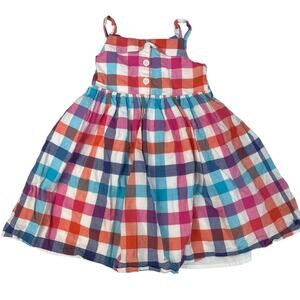 M&S kids 12-18 months Plaid Sun Dress 1-1.5 years
